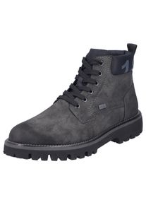 Rieker Herren Winterstiefelette, Gr. 40, grau, Lederimitat, used, sportlich, Schuhe, Winterboots, Outdoorstiefelette mit TEX und Innenreißverschluss