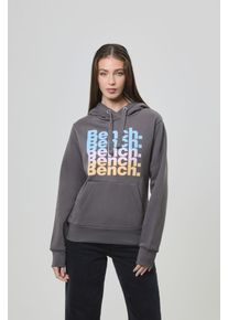 Bench. Damen Sweatshirt "TRIXE_HOODY", schwarz, casual, Gr. 40, bedruckt, Sweatware, Obermaterial: 60% Baumwolle, 40% Polyester, Sweatshirts