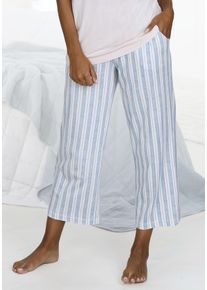 Vivance Dreams Damen Pyjamahose, Gr. 32, rosa, Single Jersey, Obermaterial: 50% Baumwolle, 50% Viskose, gestreift, Basic, Hosen, mit schönem