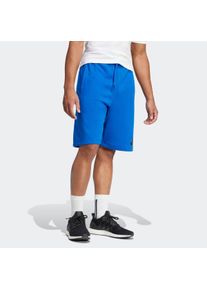 Herren Shorts "M MH BOSShortFT", blau, sportlich, Gr. S, adidas Sportswear, Obermaterial: 55% Baumwolle, 36% Polyester, 9% Viskose, Hosen