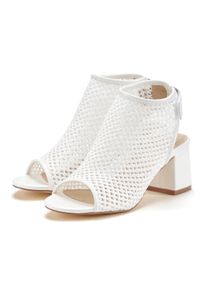 Lascana Damen Sandalette "Sommerschuh", Gr. 36, weiß, Obermaterial: 80% Textilmaterial, 20% Lederimitat. Futter: 80% Textilmaterial, 20% Lederimitat.