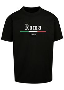Merchcode Herren T-Shirt "Merchcode Herren Roma X Heavy Oversize Tee-BY102", schwarz, casual, Gr. XL, bedruckt, 100% Baumwolle, Shirts