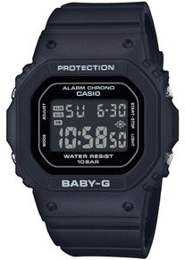 CASIO Baby-G Damen Chronograph, schwarz, Armbanduhren, Quarzuhr, Armbanduhr, Damenuhr, automatischer Kalender, digital, Timer