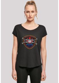 F4NT4STIC Damen T-Shirt "Long Cut T-Shirt Star Wars Rebel Elite Badge", schwarz, casual, Gr. XL, Obermaterial: 100% Baumwolle, Shirts, Damen,Premium