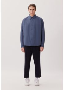 Herren Businesshemd "Studio", grau, Gr. XL, STUDIO SEIDENSTICKER, unifarben, 100% Polyester, Hemden, Oversized Langarm Kentkragen Uni