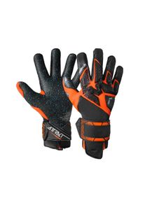 Reusch Damen Torwarthandschuhe "Attrakt Fusion Carbon 3D", orange, sportlich, Gr. 8, mehrfarbig, 9% Polyurethan, 4% Polyamid, 26% Polyester, 61%