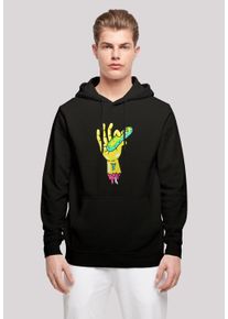 F4NT4STIC Herren Kapuzenpullover "Rick und Morty Pickle Hand", schwarz, casual, Gr. XL, Obermaterial: 50% Baumwolle, 50% Polyester, Pullover, Print