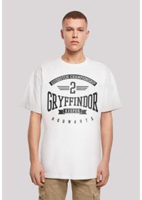 F4NT4STIC Herren T-Shirt "Harry Potterffindor Keeper", weiß, casual, Gr. XL, Obermaterial: 100% Baumwolle, Shirts, Print