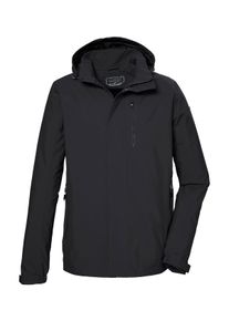 Killtec Herren Outdoorjacke "KOS 52 MN JCKT", schwarz, sportlich, Gr. M, Oberstoff: 100% Polyester, Futter: 100% Polyester, Jacken, Funktionsjacke: