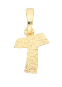 Adelia´s ADELIA ́S Damen Buchstaben-Anhänger "Damen & Herren 333 Gold Buchstabenanhänger T", Gelbgold 333, gold, Gelbgold 333, Schmuckanhänger, für Damen &