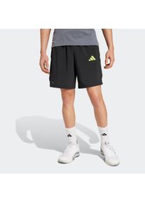 Herren Shorts "TECH APP SHORT", schwarz, sportlich, Gr. S, adidas Performance, Obermaterial: 87% Polyester, 13% Elasthan, Hosen