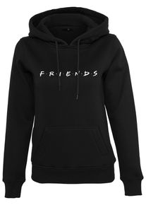 Merchcode Damen Kapuzenpullover "Merchcode Damen Ladies Friends Hoody", schwarz, casual, Gr. M, unifarben, 65% Baumwolle, 35% Polyester, Pullover