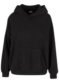 Urban Classics Damen Kapuzenpullover "Urban Classics Ladies Light Terry Oversized Hoodie", schwarz, casual, Gr. S, unifarben, 70% Baumwolle, 30%