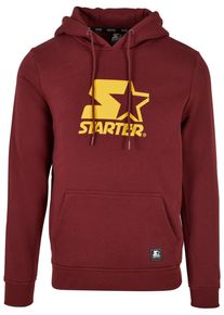 Herren Sweatshirt "Starter Black Label Herren Starter The Classic Logo Hoody", rot, Gr. M, STARTER Black Label, 65% Baumwolle, 35% Polyester,