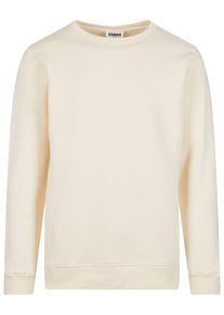 Urban Classics Herren Rundhalspullover "Urban Classics Herren Organic Basic Crew", beige, casual, Gr. 4XL, unifarben, 100% Baumwolle, Pullover