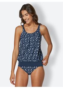 feel good Damen Tankini-Top, blau, Gr. 56, Elasthan, Polyamid, Bikini-Oberteile