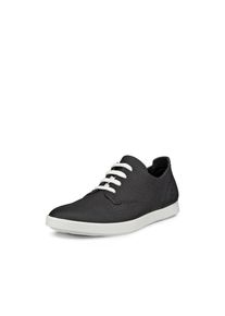 Ecco Damen Sneaker "Leisure W", Gr. 35, schwarz, Leder, sportlich, Schuhe, Schnürschuh, Halbschuh, Freizeitschuh, Ecco FLUIDFORM Technologie