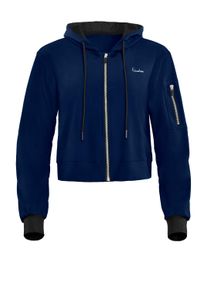 WINSHAPE Damen Trainingsjacke "Functional Comfort One Pocket Jacket", blau, Gr. XXL, 85% Polyester, 15% Elasthan, Jacken, J009C