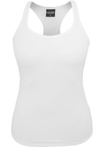 Urban Classics Herren Muskelshirt "Urban Classics Damen Ladies Jersey Tanktop", weiß, casual, Gr. S, unifarben, 95% Baumwolle, 5% Elasthan, Shirts