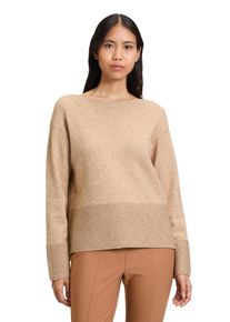 Betty Barclay Damen Strickpullover "Betty Barclay Strickpullover langarm", beige, casual, Gr. 36, Strick, Obermaterial: 48% Viskose, 30% Polyester,
