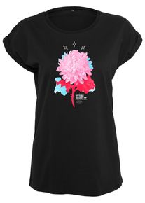 MisterTee Herren T-Shirt "MisterTee Damen Ladies Future Season Tee", schwarz, casual, Gr. XS, bedruckt, 100% Baumwolle, Shirts