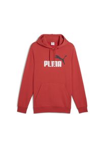 Puma Herren Hoodie "Essentials 2 Colour No. 1 Logo Hoodie Herren"rot fire, Gr. XL, Obermaterial: 68% Baumwolle, 32% Polyester; Kapuzenfutter: 100%