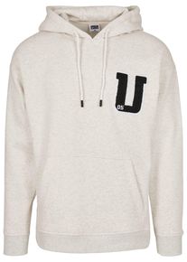 Urban Classics Herren Kapuzensweatshirt "Urban Classics Herren Oversized Frottee Patch Hoody", grau, Gr. XXL, unifarben, 65% Baumwolle, 35%