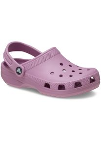 Crocs Kinder Clog "Classic K", Gr. 30, lila, Croslite, unifarben, klassisch, Schuhe, Sommerschuh, Hausschuh, Badeschuh mit schwenkbarem Fersenriemchen