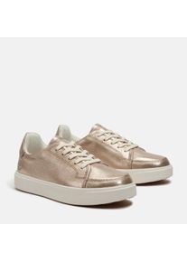 Timberland Sneaker "NOTFOUND LOW LACE UP SNEAKER", Gr. 41, gold, Textil, sportlich, Schuhe