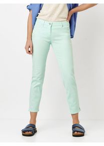 Toni Damen 7/8-Jeans "Perfect Shape", grün, casual, Gr. 38, unifarben, Denim/Jeans, Obermaterial: 89% Baumwolle, 8% Polyester, 3% Elasthan, Jeans,