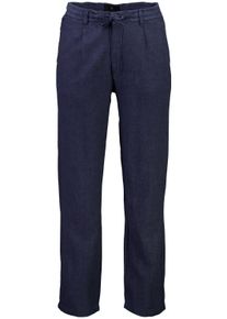 Junk De Luxe Herren Leinenhose "Junk De Luxe Leinenhose", blau, Gr. L, Oberstoff: 55% Baumwolle, 45% Leinen, Hosen