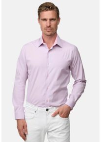 Rusty Neal Herren Langarmhemd, lila, casual, Gr. XXL, mehrfarbig, 60% Baumwolle, 37% Polyester, 3% Elasthan, Hemden, mit farblich abgesetztem