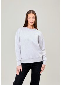 Bench. Damen Sweatshirt "REION_SWEATSHIRT", grau, casual, Gr. 40, bedruckt, Sweatware, Obermaterial: 60% Baumwolle, 40% Polyester, Sweatshirts