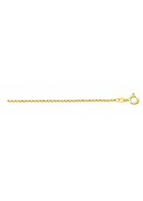 Adelia´s ADELIA ́S Damen Goldkette "585 Gold Erbs Halskette Ø 1,5 mm", 38, Gold, gold, Gold, Halsketten, Goldschmuck für Damen