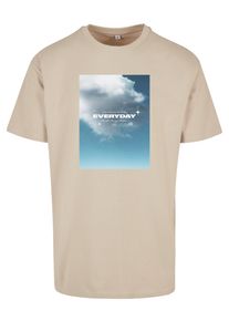 MisterTee Herren T-Shirt "MisterTee Unisex Everyday Oversize Tee", braun, casual, Gr. XL, unifarben, 100% Baumwolle, Shirts