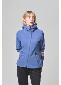 Bench. Damen Fleecejacke "NINJA", blau, Gr. 38, unifarben, Fleece, Obermaterial: 100% Polyester, Jacken