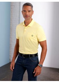 CLASSIC Herren Poloshirt "Kurzarm-Poloshirt", gelb, Gr. 56, unifarben, 100% Baumwolle, Shirts