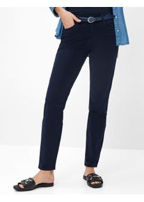 Brax Damen 5-Pocket-Hose "Style SHAKIRA", blau, Gr. 80, 71% Baumwolle, 20% Lyocell, 9% Elasthan, Hosen