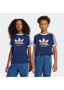 Kinder T-Shirt "LOOSE TEE", blau, sportlich, Gr. 164, adidas originals, Obermaterial: 100% Baumwolle, Shirts