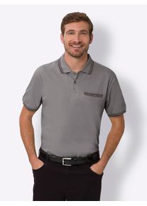 CLASSIC Herren Poloshirt "Kurzarm-Poloshirt", grau, Gr. 52, unifarben, 100% Baumwolle, Shirts