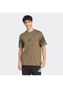 Herren T-Shirt "M FI 3S REG T", grün, sportlich, Gr. M, adidas Sportswear, Obermaterial: 100% Baumwolle, Shirts
