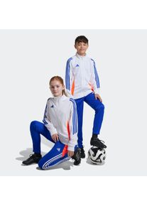 Kinder Trainingshose "TIRO24 TRPNT SY", blau, sportlich, Gr. 140, adidas Performance, Obermaterial: 100% Polyester, Hosen