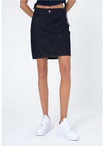 FRESHLIONS Damen Sommerrock "Carmen", blau, klassisch, Gr. M, unifarben, 100% Baumwolle, Röcke, im klassischen Design