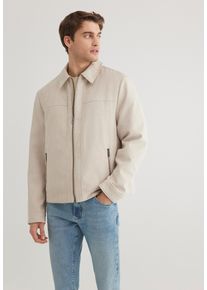Mavi Herren Lederimitatjacke "JACKET", grau, Gr. XL, 100% Polyester, Jacken, Jacke mit Futter