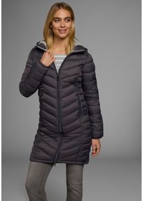 Polarino Damen Steppmantel, schwarz, sportlich, Gr. 34, Obermaterial: 100% Polyamid. Futter: 100% Polyamid. Wattierung: 100% Polyester, Mäntel,
