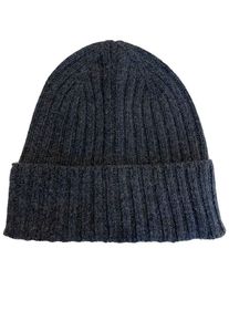 MONTI Damen Strickmütze, grau, casual,klassisch,sportlich, meliert, Obermaterial: 35% Polyamid, 35% Viskose, 20% Wolle, 10% Kaschmir, Mützen, mit