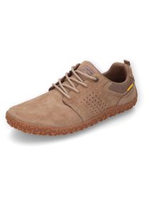 Camel Active Herren Schnürschuh, Gr. 43, beige, Nubukleder, klassisch, Schuhe, Barfußschuh, Sneaker, Sommerschuh mit Perforierung