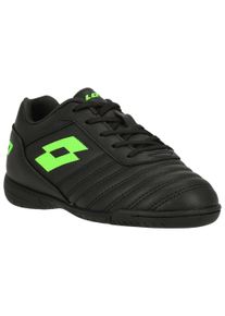 Lotto Kinder Fußballschuh "Milano 700", Gr. 33, schwarz, Polyurethane, sportlich, Schuhe, mit speziell konzipierter Sohle für Hallenfußball