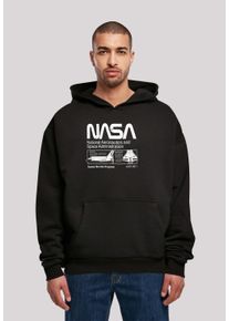 F4NT4STIC Herren Kapuzenpullover "NASA Classic Space Shuttle", schwarz, casual, Gr. S, Obermaterial: 100% Baumwolle, Pullover, Herren,Premium