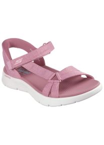 Skechers Damen Sandale "GO WALK FLEX SANDAL-ILLUMINATE", Gr. 35, lila, Textil, sportlich, Schuhe, Sandalette, Trekking Sandale mit Gogo Mat Fußbett